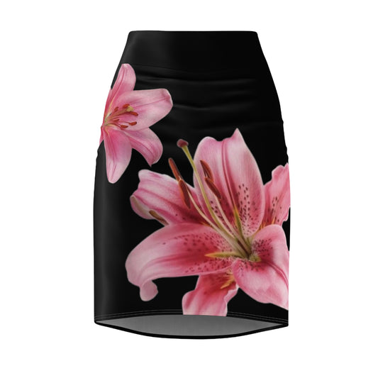 Summer Flower Pencil Skirt