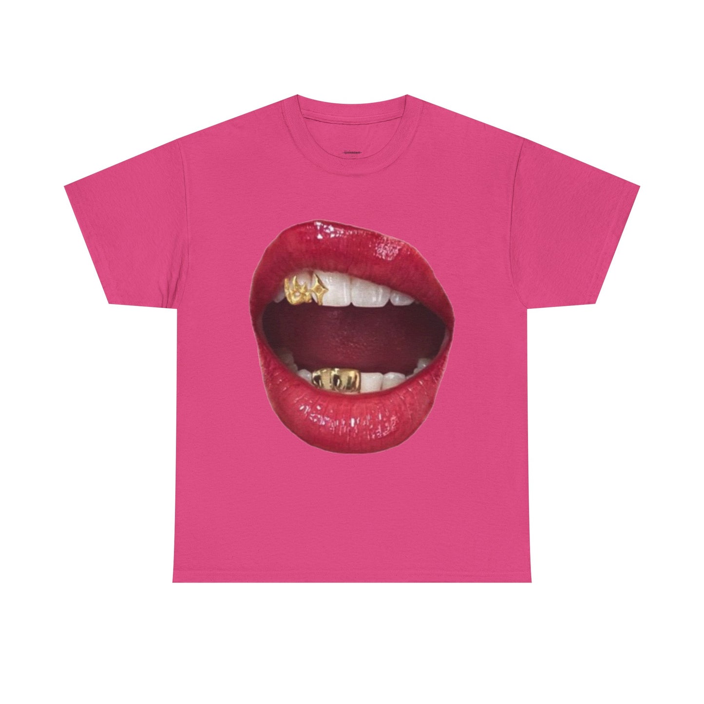 Glossy Hot Pink Lips