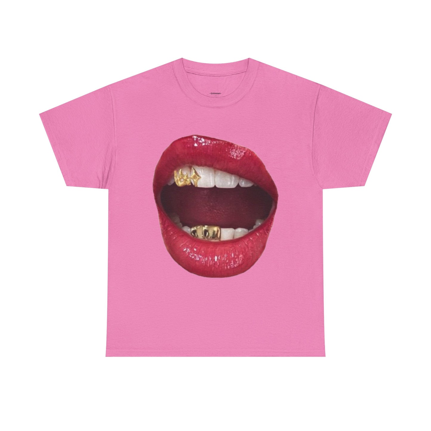 Glossy Hot Pink Lips