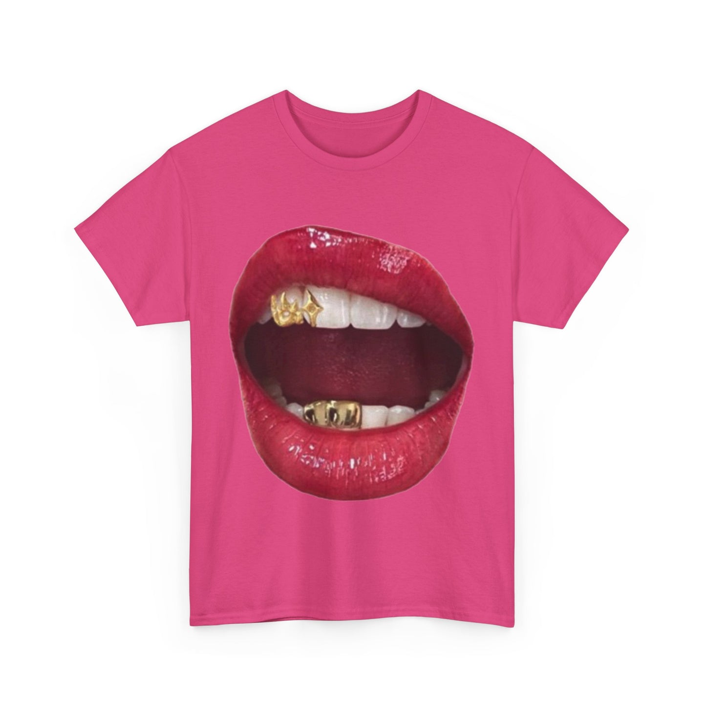 Glossy Hot Pink Lips